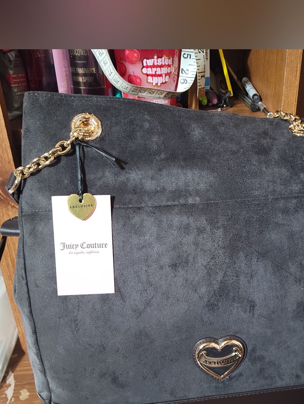 Juicy couture Lovely Day tote in color chocolate. Nwt